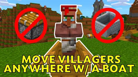 best way to move villagers|How to move Villagers in Minecraft .